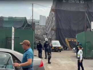 Hallan muerto a trabajador tras derrumbe en la Cuauhtémoc