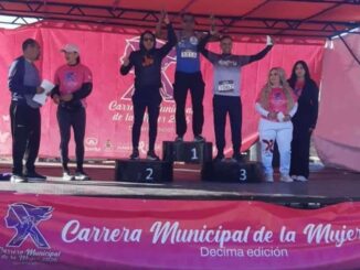 Gana policía primer lugar en su categoría durante carrera municipal de la mujer