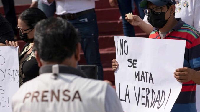 México retrocede en Índice Chapultepec por «alta restricción» en libertad de prensa