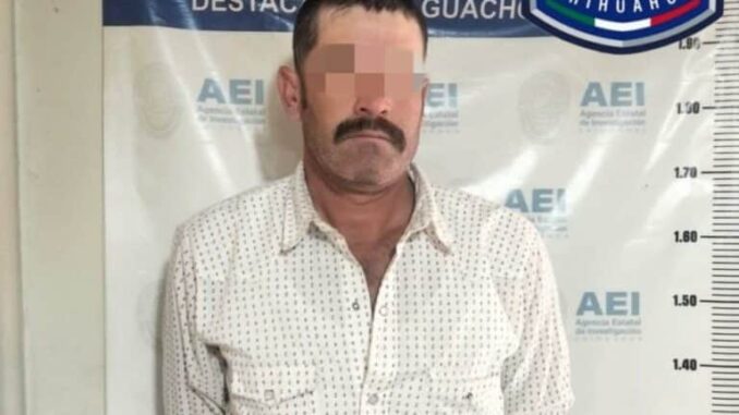 Detiene AEI a presunto agresor sexual de una menor de edad en Guachochi