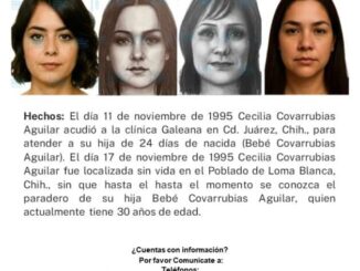 Mantiene CLB vigentes las acciones para localizar a bebé de apellidos Covarrubias Aguilar desaparecido en 1995