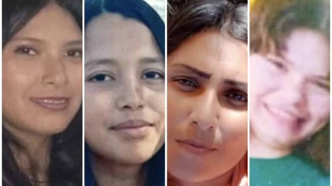 Reportan desaparición de 4 mujeres en Sinaloa; tres son menores de edad