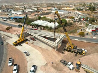 Avanza construcción de Paso Superior en zona oriente