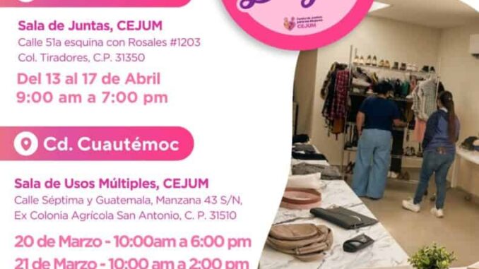 Convoca CEJUM Cuauhtémoc a participar en el Empo Bazar