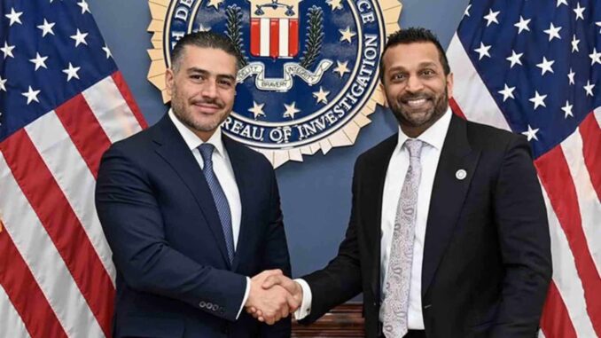 Omar García Harfuch se reúne con el director del FBI