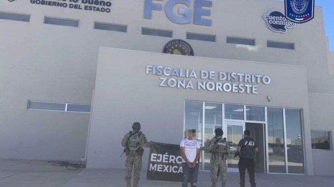 Detienen AEI y Ejército Mexicano a sujeto por violencia familiar en NCG