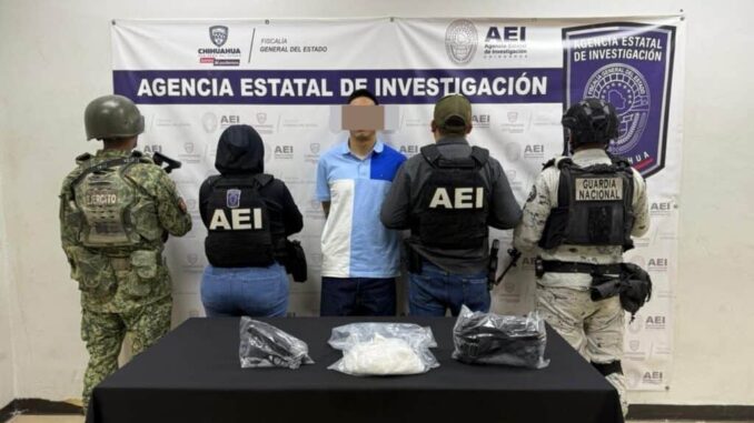 Detiene COE a masculino en posesión de arma de fuego y metanfetamina en Cd. Juárez – Fiscalía General del Estado de Chihuahua