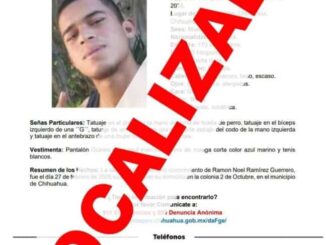 Localiza Fiscalía de Distrito Zona Centro a 3 personas con reporte de ausencia