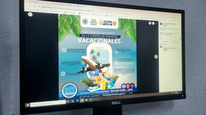 Alerta Policía Cibernética por fraudes en paquetes vacacionales