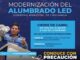 Trabajarán en instalación de lámparas LED en el Juventud el lunes y martes por la noche