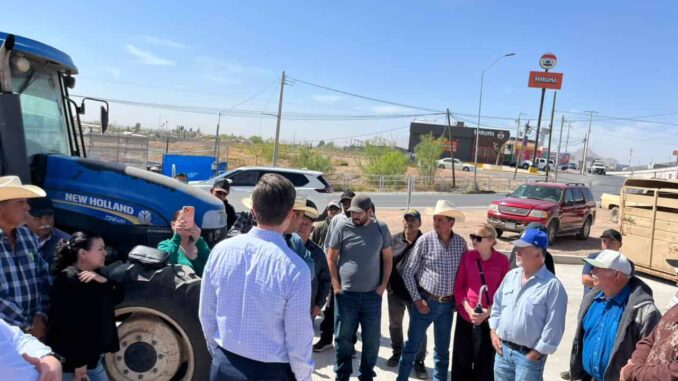 Atiende Gobierno Municipal manifestación de ejidatarios y privilegia el diálogo
