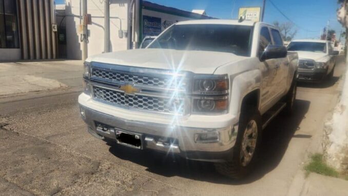 Recuperan Policías Investigadores en Jiménez camioneta robada en Guachochi