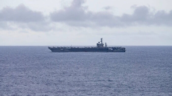 USS Nimitz navega frente al Pacífico; ejercicio estrechará cooperación EE.UU.-México
