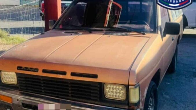 Recupera AEI camioneta momentos después de que fuera robada en Parral