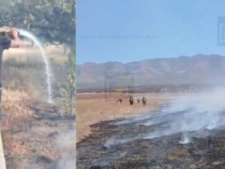 Fuerte incendio moviliza a bomberos y civiles de Buenaventura rumbo a Namiquipa