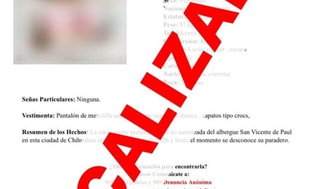 Localiza FEM a tres adolescentes que contaban con reporte de ausencia en Chihuahua