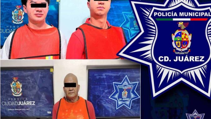 Arrestan a tres personas por violencia familiar 