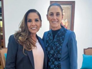 Mara Lezama y Claudia Sheinbaum revisan avances de proyectos en Quintana Roo