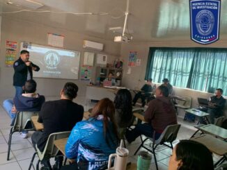 Comparte GOECHI Noroeste mensaje preventivo con padres y docentes de Secundaria en San Buenaventura
