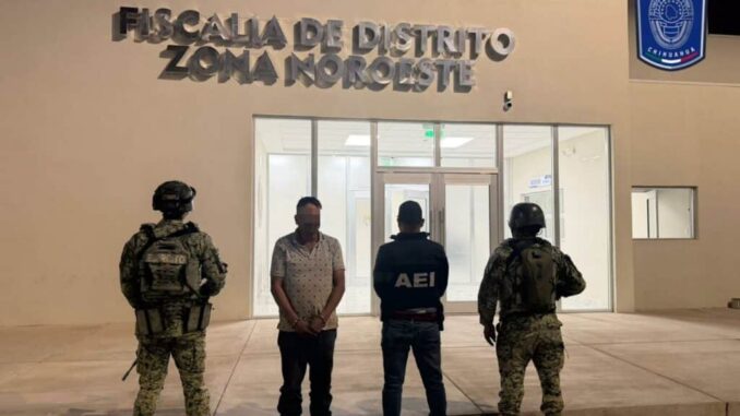 Cumplimenta AEI orden de aprehensión por violación en NCG