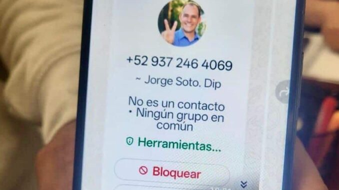 Alertan por suplantación de identidad: detectan mensajes falsos enviados a nombre de diputado a Jorge Soto
