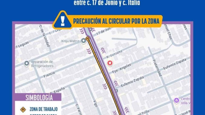 Realizará JMAS Chihuahua trabajos de reparación de línea de drenaje en la avenida de las Industrias