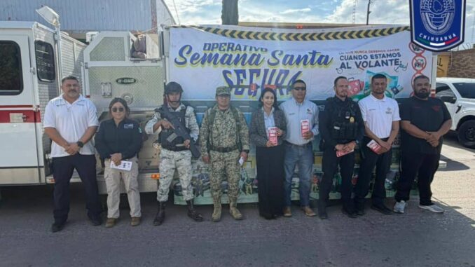 Implementa FGE Noroeste operativo de Semana Santa Segura en Ascensión