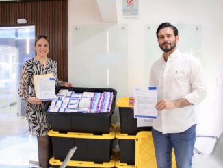 Gestiona Yesenia Reyes más de 1,300 cajas de medicamentos para el Distrito 01