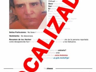 Localiza Fiscalía de Distrito Zona Centro a hombre con reporte de ausencia