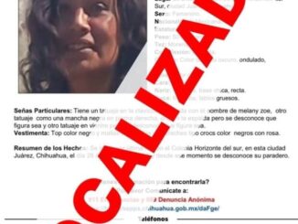 Localizan a mujer reportada como ausente sana y salva – Fiscalía General del Estado de Chihuahua