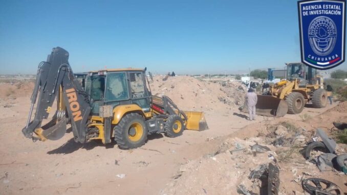 Tras tres días de rastreo, concluye FGE Norte operativo en terreno baldío de la colonia Parajes de San José
