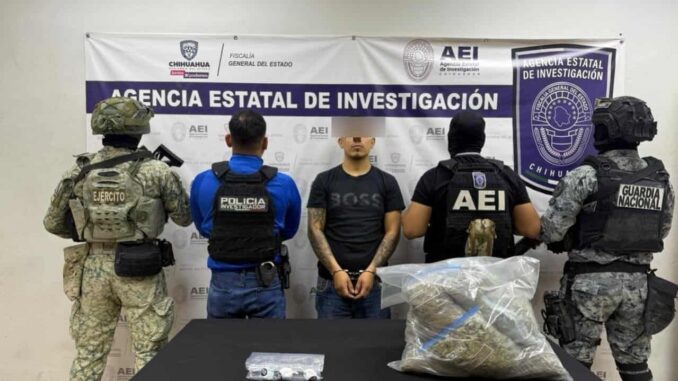 Captura COE a hombre en posesión de más de cuatro kilos de mariguana en Cd. Juárez – Fiscalía General del Estado de Chihuahua
