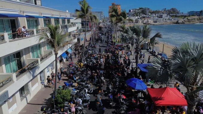 Mazatlán vibra con la hermandad biker