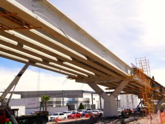 Mantiene Municipio avance en paso superior de Los Nogales e Industrias