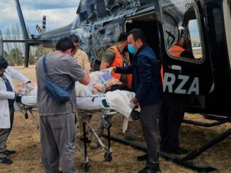 Trasladan a paciente desde Guachochi a la capital