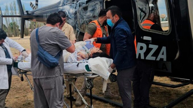 Trasladan a paciente desde Guachochi a la capital