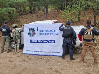 Asegura operativo conjunto 5 vehículos con reporte de robo en Guadalupe y Calvo