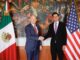 Roberto Velasco recibe en la SRE al embajador de EE.UU., Ronald Johnson