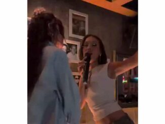 #Video Belinda aparece cantando junto a Danna