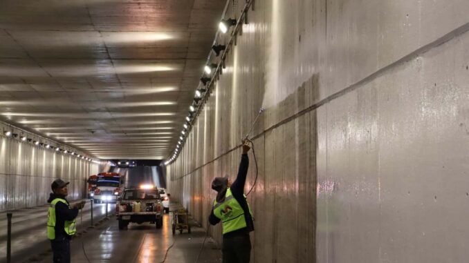 Anuncia Gobierno Municipal trabajos de pintura en túnel de La Cantera y Ramírez Calderón