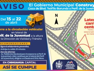 Cerrarán lateral del Juventud a la altura de Vialidad por modernización de tubería de agua potable