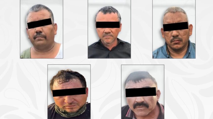 Detienen a cinco hombres vinculados con Los Chapitos