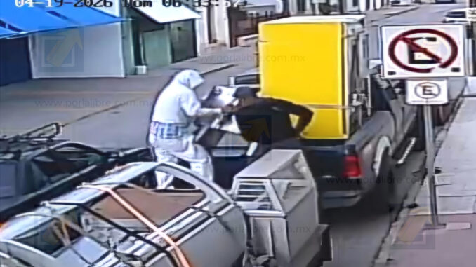 Roban equipo de heladería en pleno centro 