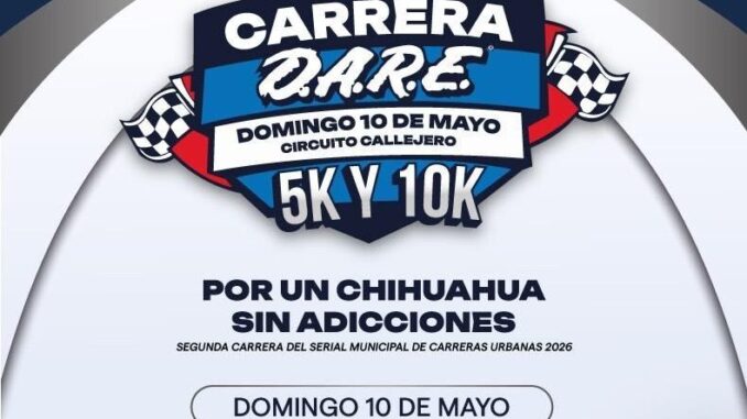 Se acerca la Primera Carrera DARE; Ya te inscribiste?
